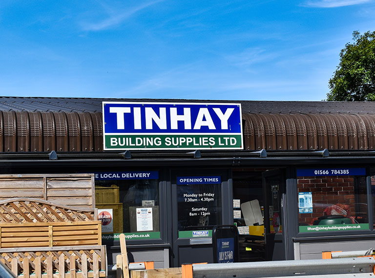 Website Design for Customer Tinhay Building Supplies in Lifton